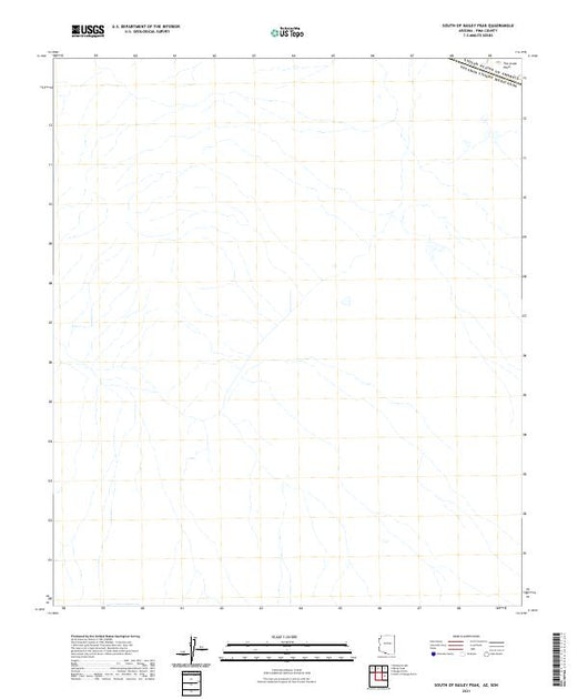 Us Topo 75 Minute Map For South Of Bailey Peak Azson American Map Store 1192