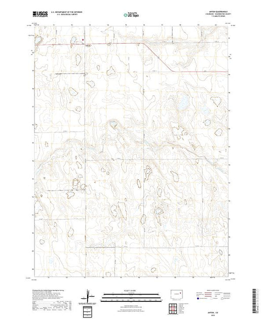 Us Topo 75 Minute Map For Anton Co American Map Store 1907