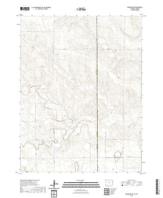 Us Topo 75 Minute Map For Arapahoe Ne Coks American Map Store 8627