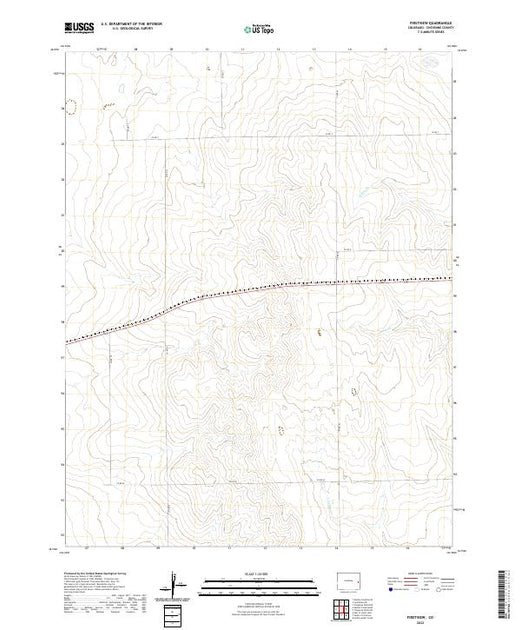 Us Topo 75 Minute Map For Firstview Co American Map Store 7107