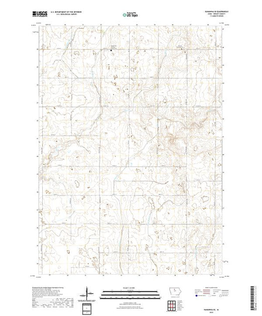 Us Topo 75 Minute Map For Kanawha Se Ia American Map Store 8351