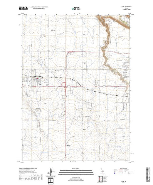 Us Topo 75 Minute Map For Filer Id American Map Store