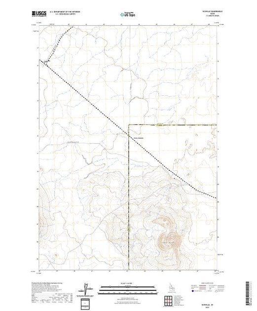 Us Topo 75 Minute Map For Scoville Id American Map Store 1421