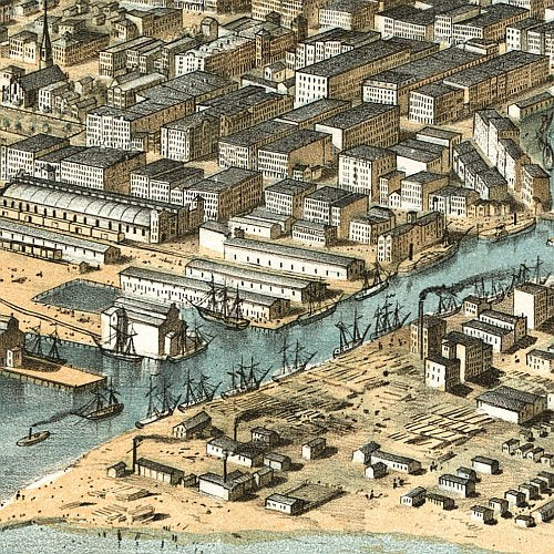 Chicago Illinois 1868 – American Map Store