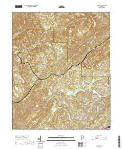 USGS US Topo 7.5-minute map for Abernant AL 2020