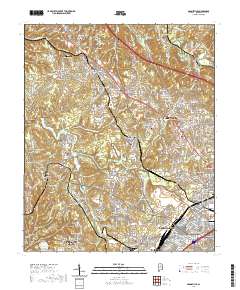 USGS US Topo 7.5-minute map for Adamsville AL 2020