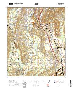 USGS US Topo 7.5-minute map for Alabaster AL 2020