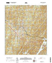 USGS US Topo 7.5-minute map for Alexander City AL 2020