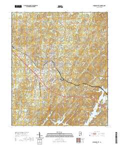 USGS US Topo 7.5-minute map for Alexander City AL 2020