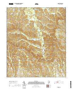 USGS US Topo 7.5-minute map for Almeria AL 2020