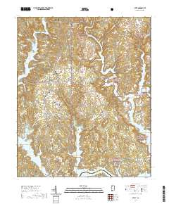 USGS US Topo 7.5-minute map for Arley AL 2021