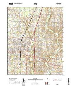 USGS US Topo 7.5-minute map for Athens AL 2020