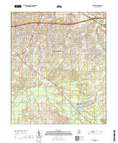 USGS US Topo 7.5-minute map for Barachias AL 2020