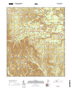 USGS US Topo 7.5-minute map for Bellamy AL 2020