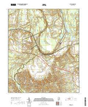 USGS US Topo 7.5-minute map for Benton AL 2020