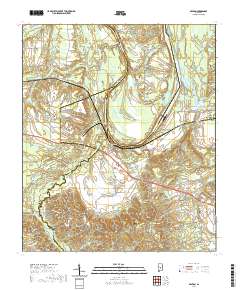 USGS US Topo 7.5-minute map for Benton AL 2020