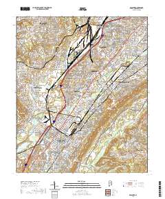 USGS US Topo 7.5-minute map for Bessemer AL 2020