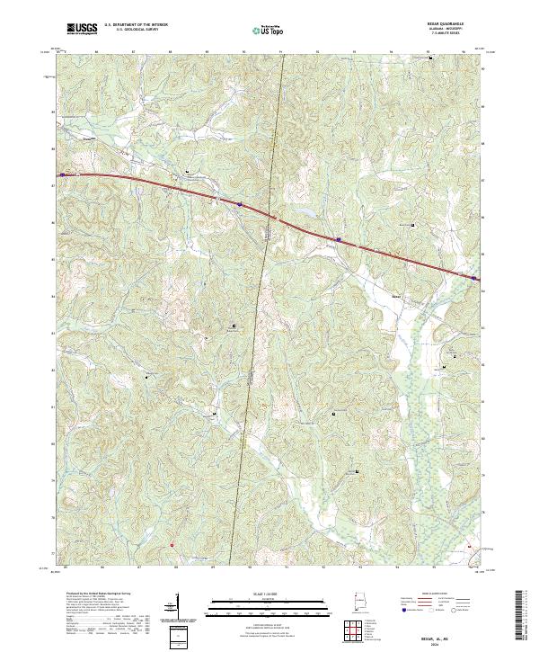 US Topo 7.5-minute map for Bexar ALMS