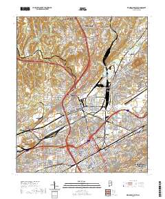 USGS US Topo 7.5-minute map for Birmingham North AL 2020