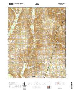 USGS US Topo 7.5-minute map for Blackburn AL 2020