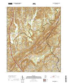 USGS US Topo 7.5-minute map for Blount Springs AL 2020