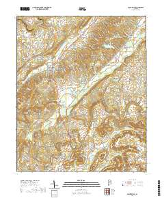 USGS US Topo 7.5-minute map for Blountsville AL 2020