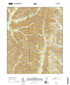 USGS US Topo 7.5-minute map for Bluff AL 2020