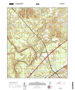 USGS US Topo 7.5-minute map for Boligee AL 2020