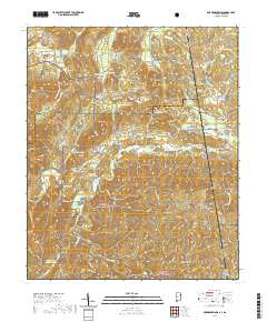 USGS US Topo 7.5-minute map for Borden Springs ALGA 2021