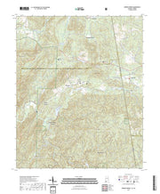 US Topo 7.5-minute map for Borden Springs ALGA