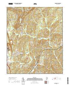 USGS US Topo 7.5-minute map for Bounds Lake AL 2020