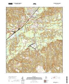 USGS US Topo 7.5-minute map for Brewton South AL 2020