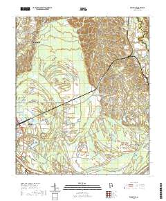 USGS US Topo 7.5-minute map for Burnsville AL 2020