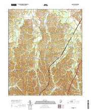 USGS US Topo 7.5-minute map for Calhoun AL 2020