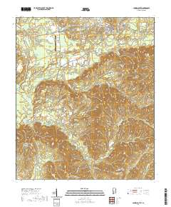 USGS US Topo 7.5-minute map for Camden South AL 2020