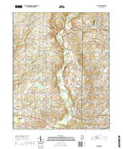 USGS US Topo 7.5-minute map for Capshaw AL 2020