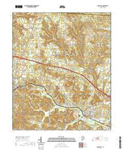 USGS US Topo 7.5-minute map for Carbon Hill AL 2020