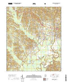 USGS US Topo 7.5-minute map for Centreville West AL 2021