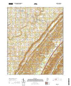 USGS US Topo 7.5-minute map for Chavies AL 2020