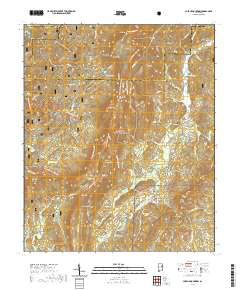 USGS US Topo 7.5-minute map for Cheaha Mountain AL 2021