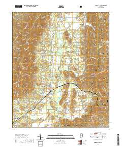 USGS US Topo 7.5-minute map for Choccolocco AL 2021