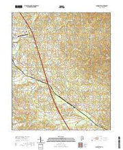 USGS US Topo 7.5-minute map for Clanton East AL 2020