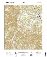 USGS US Topo 7.5-minute map for Clanton West AL 2020