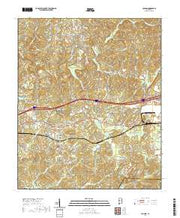 USGS US Topo 7.5-minute map for Coaling AL 2020