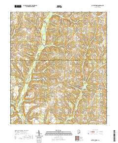 USGS US Topo 7.5-minute map for Coffee Springs AL 2020