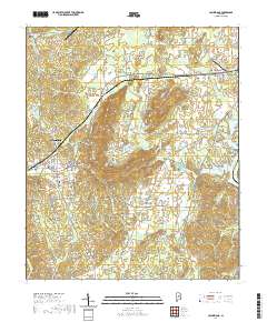 USGS US Topo 7.5-minute map for Columbiana AL 2020