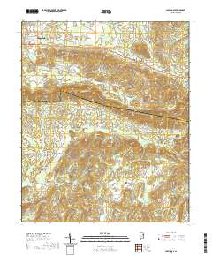 USGS US Topo 7.5-minute map for Colvin Gap AL 2020