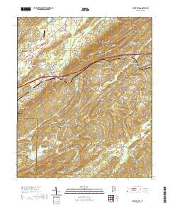 USGS US Topo 7.5-minute map for Cooks Springs AL 2020