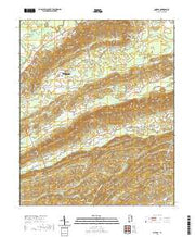 USGS US Topo 7.5-minute map for Cox Gap AL 2020