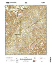 USGS US Topo 7.5-minute map for Creel AL 2020